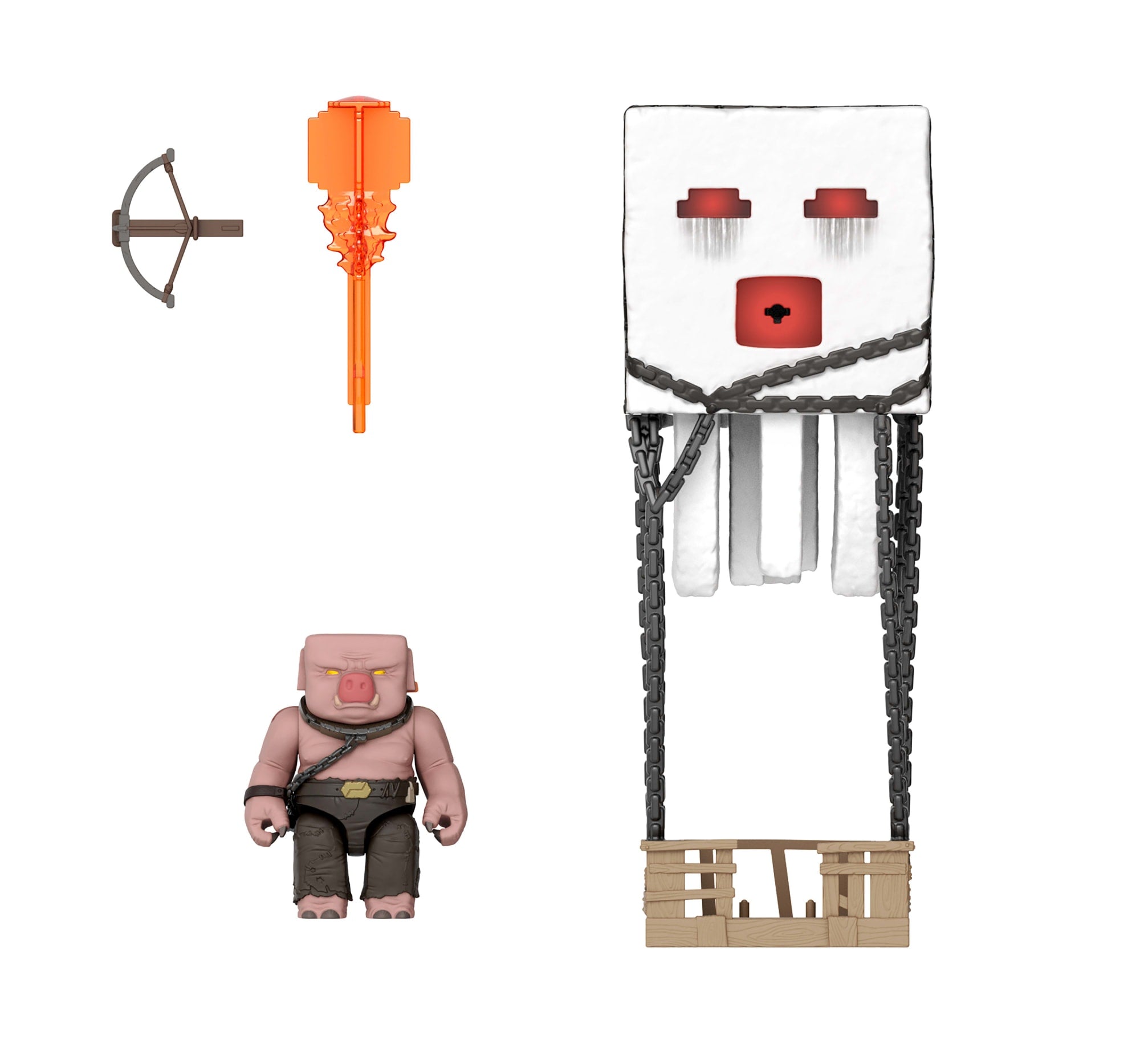 Minecraft La Película Figura de Acción Ataque Explosivo Ghast