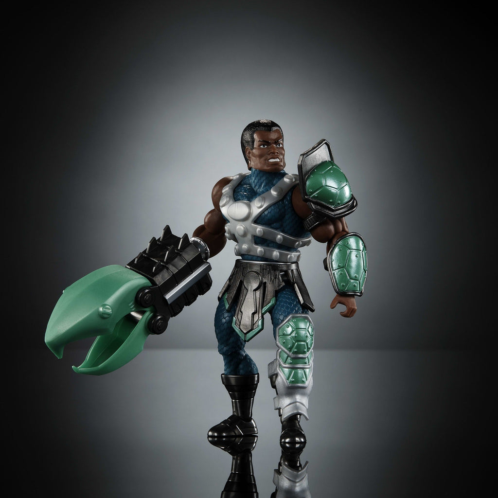 Masters Universe Origins Turtles Of Grayskull Clamp Champ Action Figure, Tmnt MOTU Reptile Wars Toy