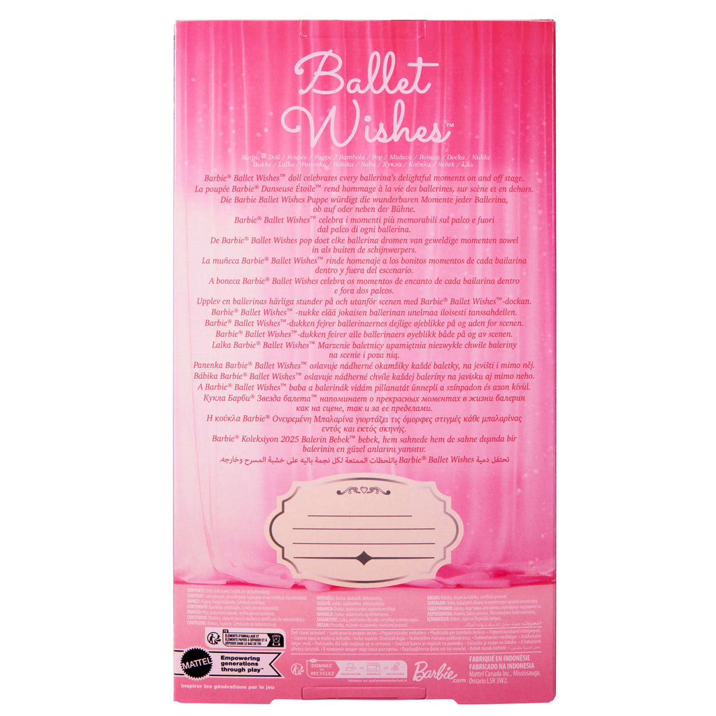 Barbie Signature Boneca de Coleção Ballet Wishes