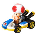 Hot Wheels Mario Kart Veículo de Brinquedo Kart Padrão Toad