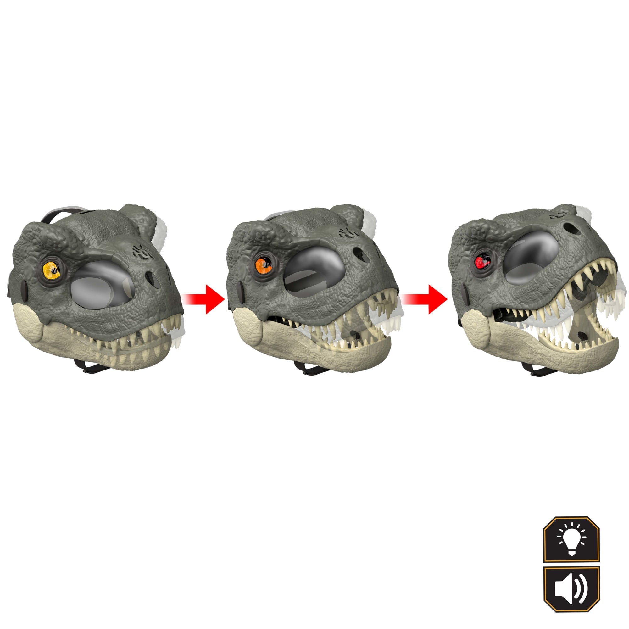 Jurassic World Brinquedo Rebirth Máscara Luxo