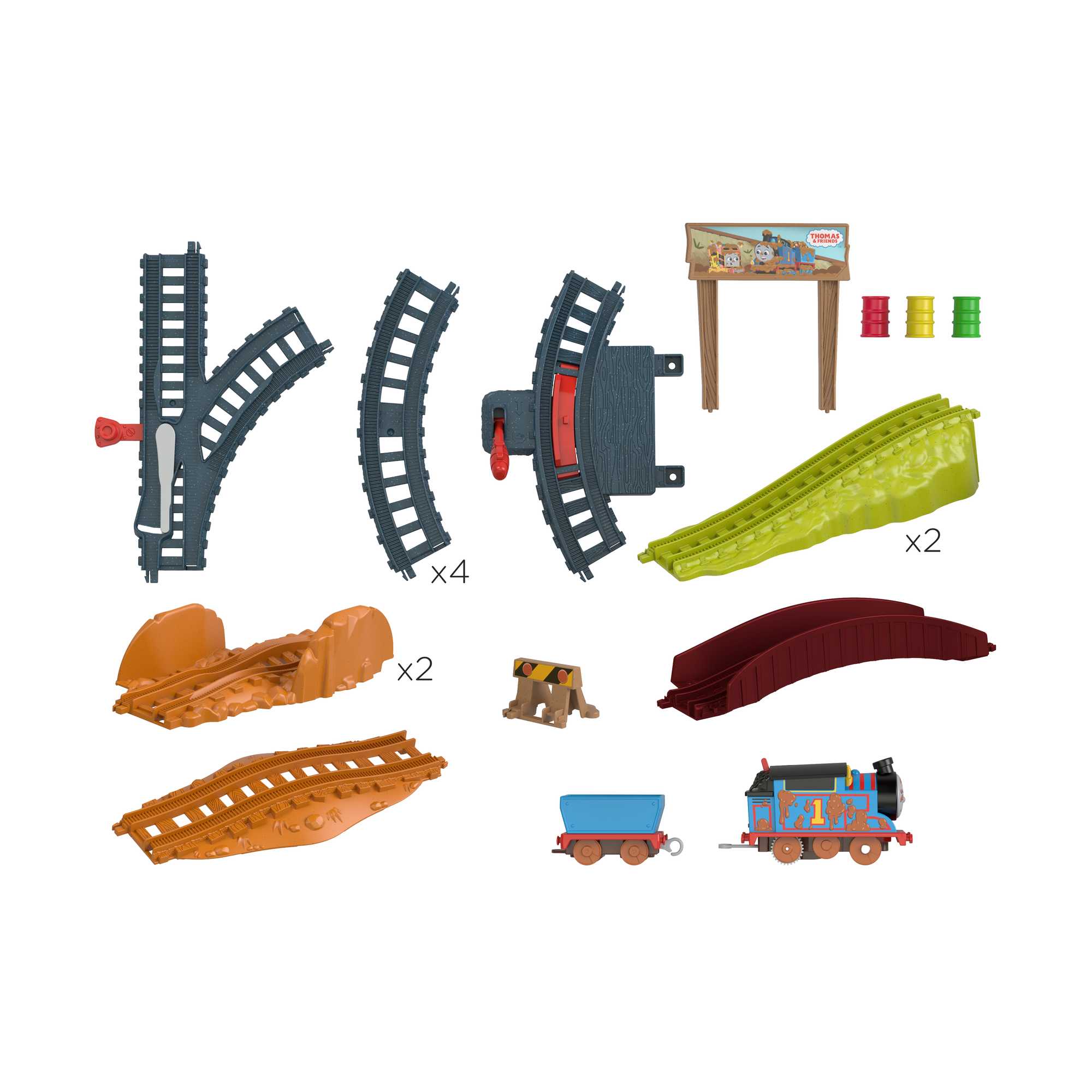 Thomas et ses Amis Coffret Aventures Boueuses, Thomas Motorisé