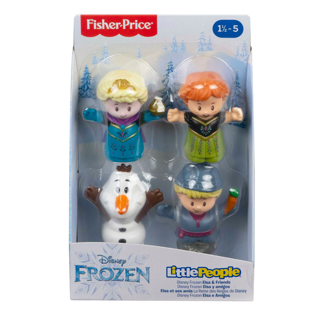 Fisher-Price Little People Lot de 4 Figurines Disney La Reine des Neiges