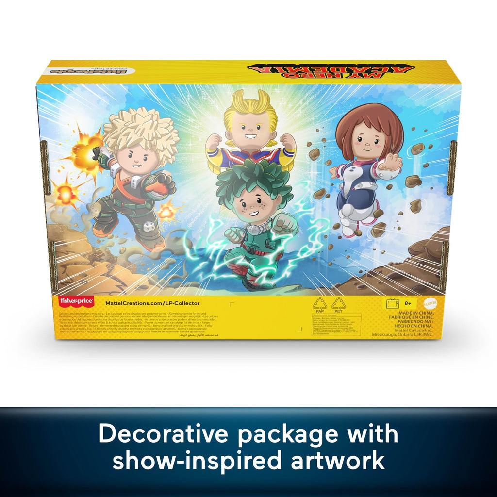 Little People Collector My Hero Academia Anime Series Special Edition Set, 4 Figures