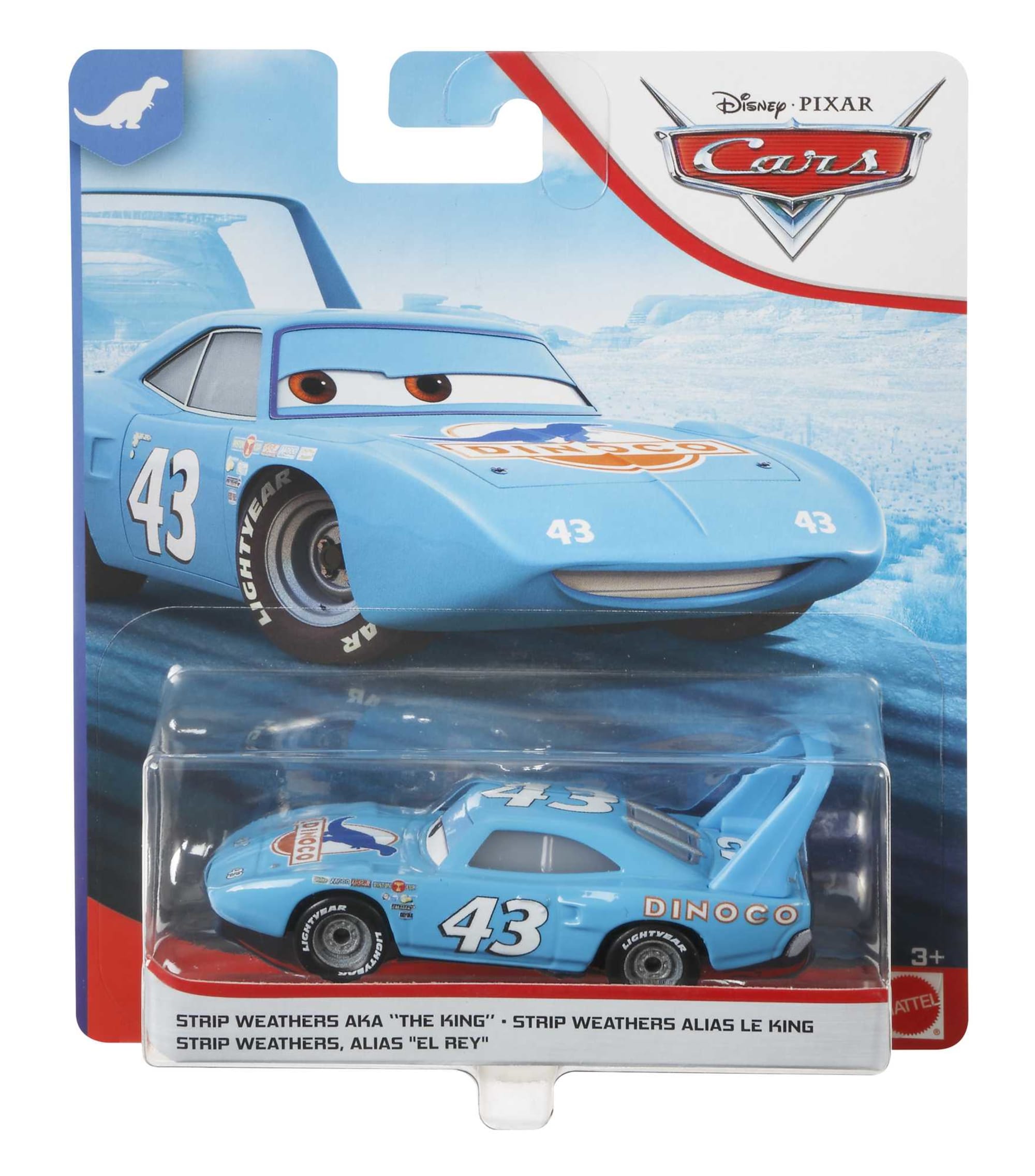Cars de Disney y Pixar Diecast Vehículo de Juguete Strip Weathers Alias El Rey