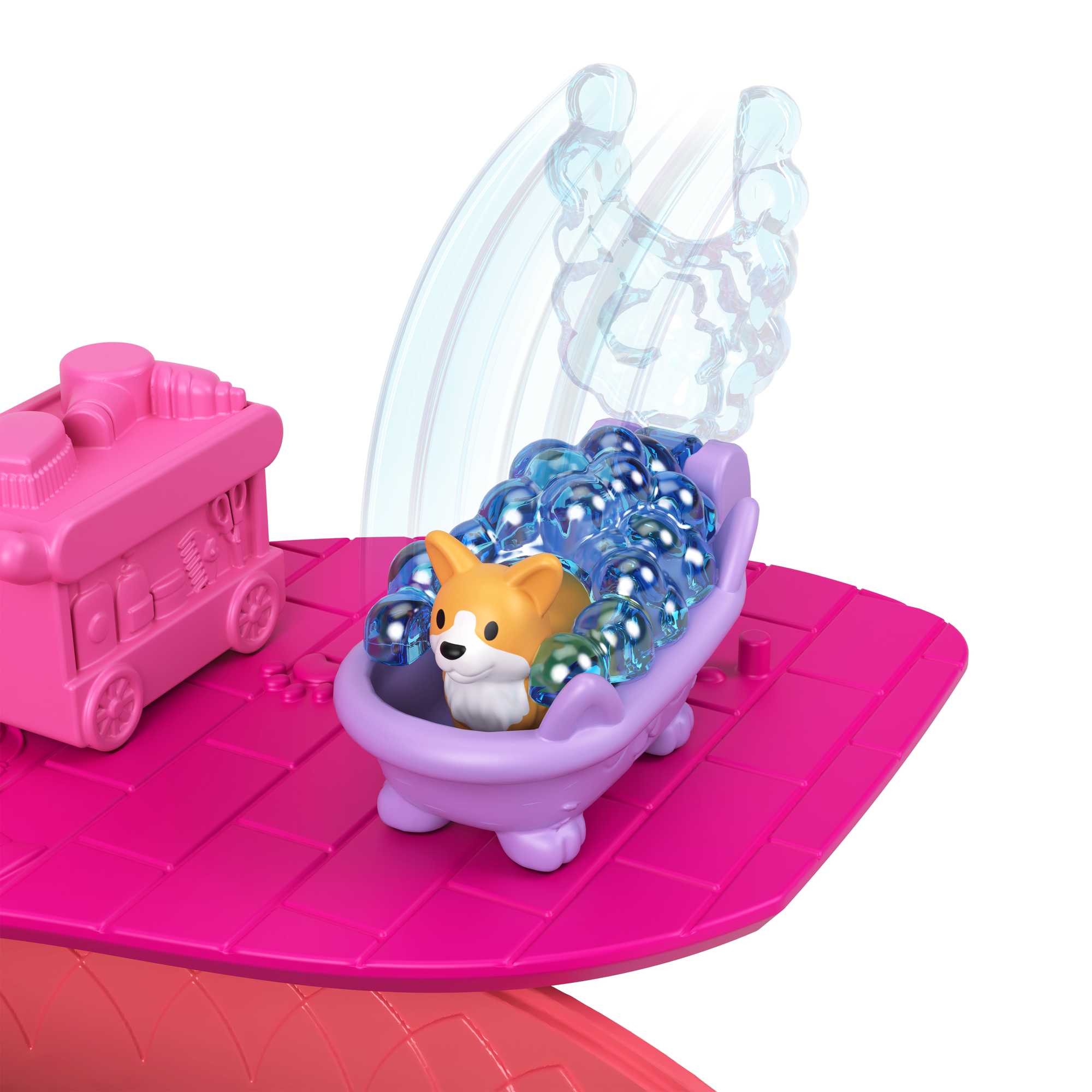 Polly Pocket Avec Shani Coffret Sac à Main Chat à Câliner