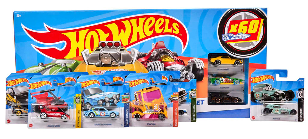 Hot Wheels®  Échelle1:64  Coffret de 60Véhicules de Collection