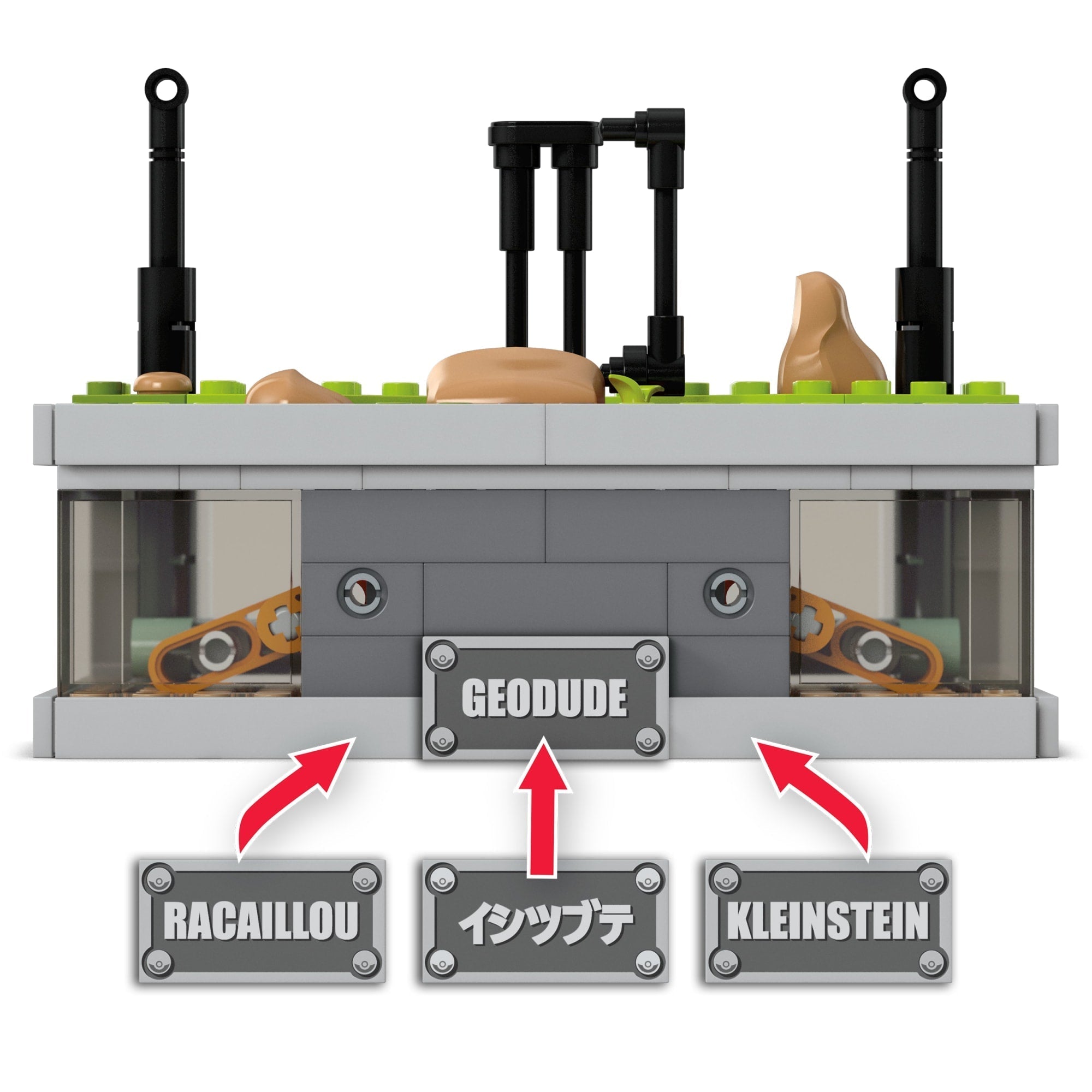 Mega-Pokémon Mini Motion Racaillou-Coffret de Construction