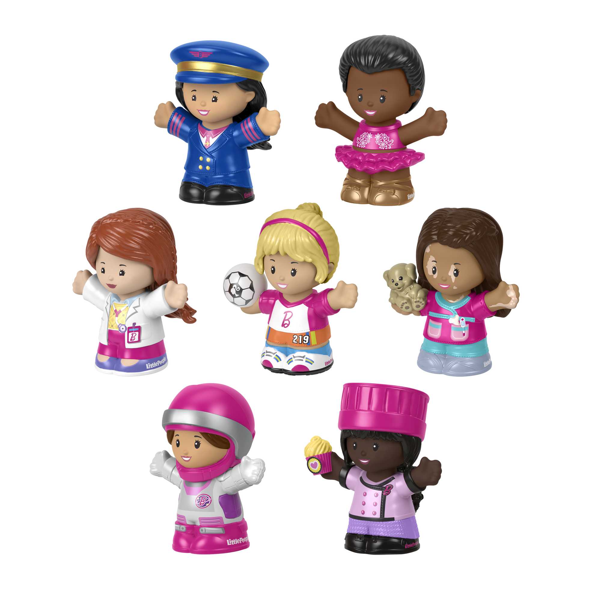 Little People Barbie Tu Peux Être Qui Tu Veux Coffret Figurines
