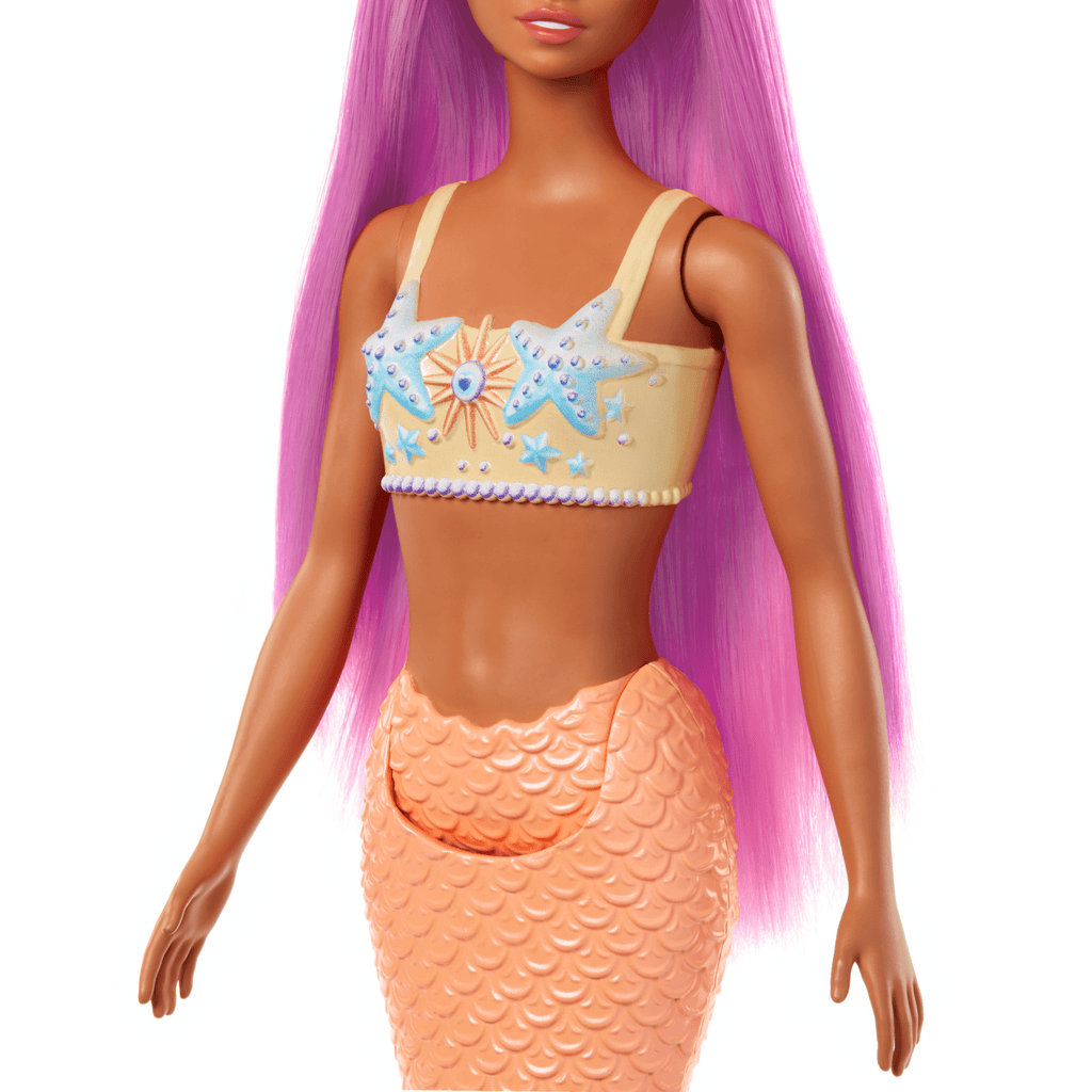 Barbie-Poupées Sirènes Avec Cheveux et Nageoire Colorés et Serre-Tête