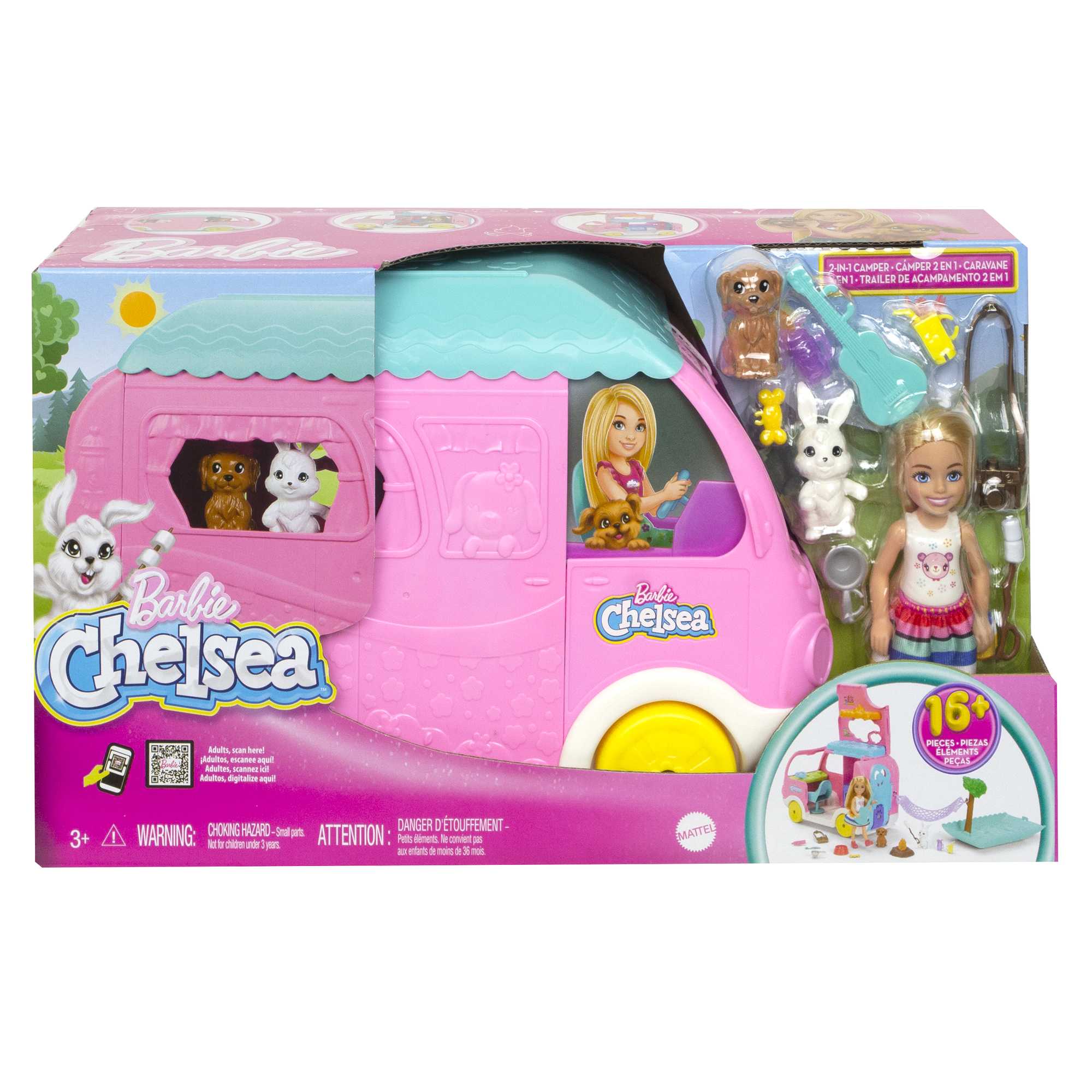 Barbie Vehículo de Juguete Chelsea Nuevo Camper