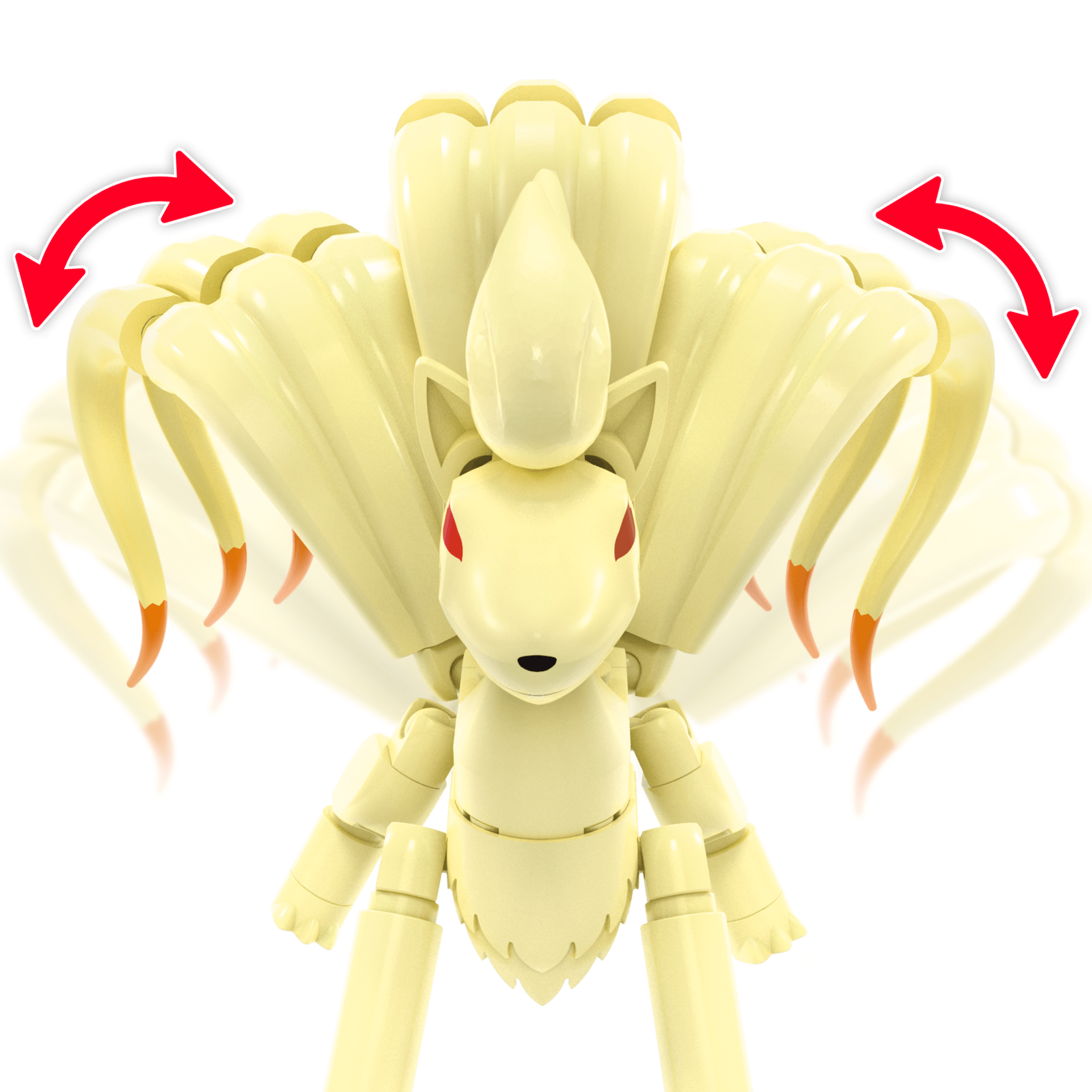 Mega  Pokémon  Coffret Évolution Goupix (145 Pièces), 2Figurines