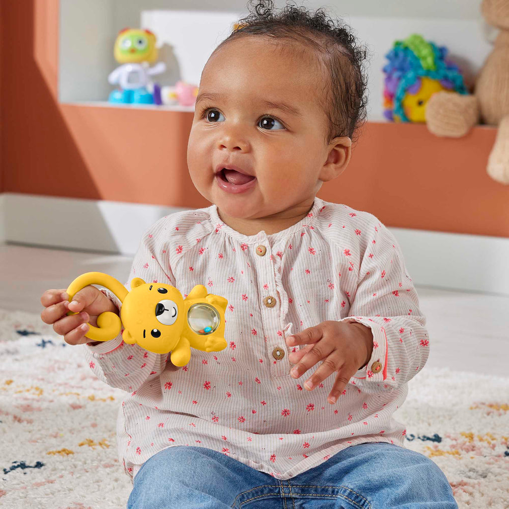 Fisher-Price Baby Sonaja para Bebés Sensimals Nutria