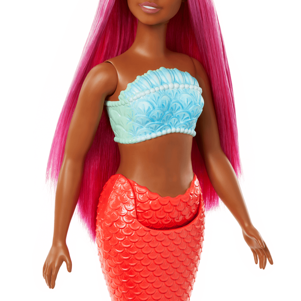 Barbie-Poupées Sirènes Avec Cheveux et Nageoire Colorés et Serre-Tête