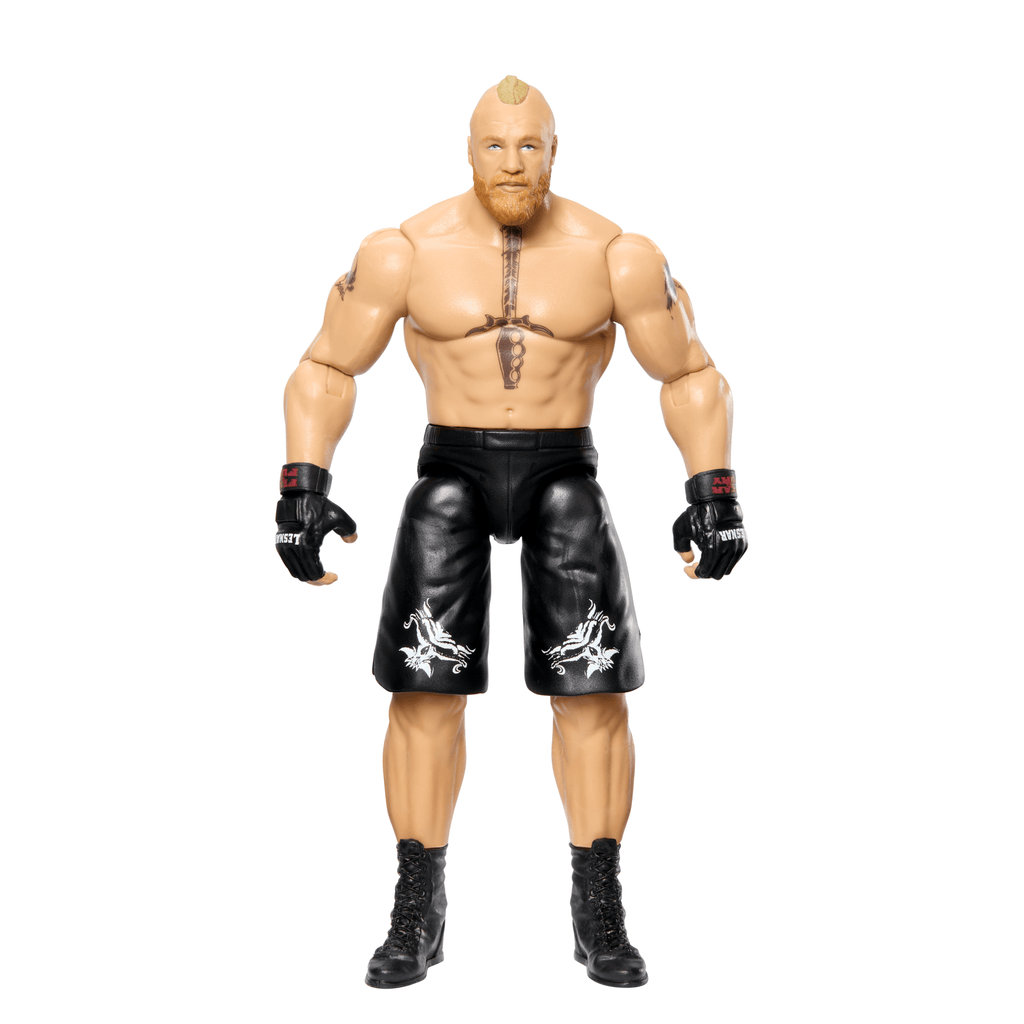 WWE Brock Lesnar Action Figure, 6-inch Collectible Superstar With Articulation & Life-Like Look