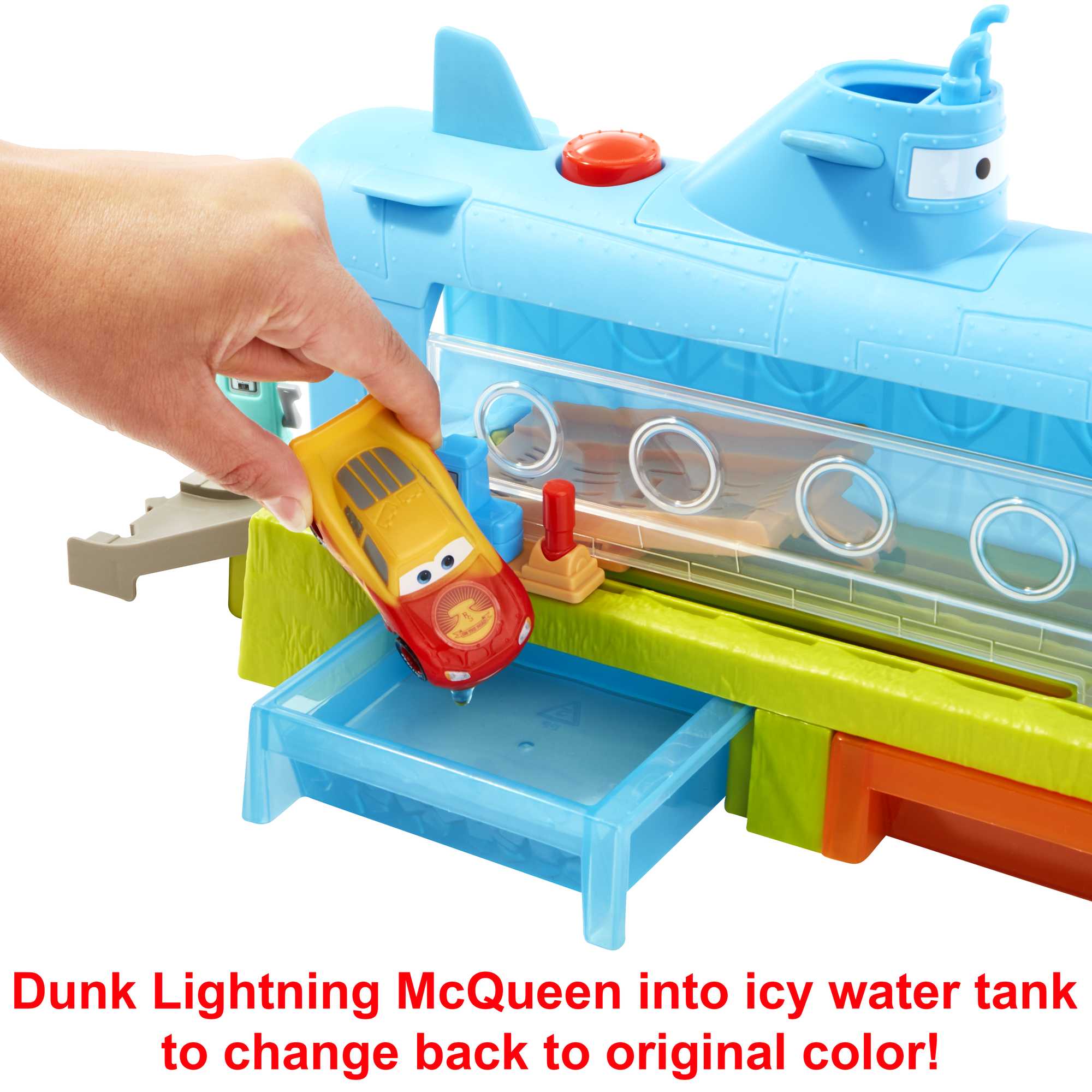 Disney And Pixar Cars Color Change Whale Car Wash Playset