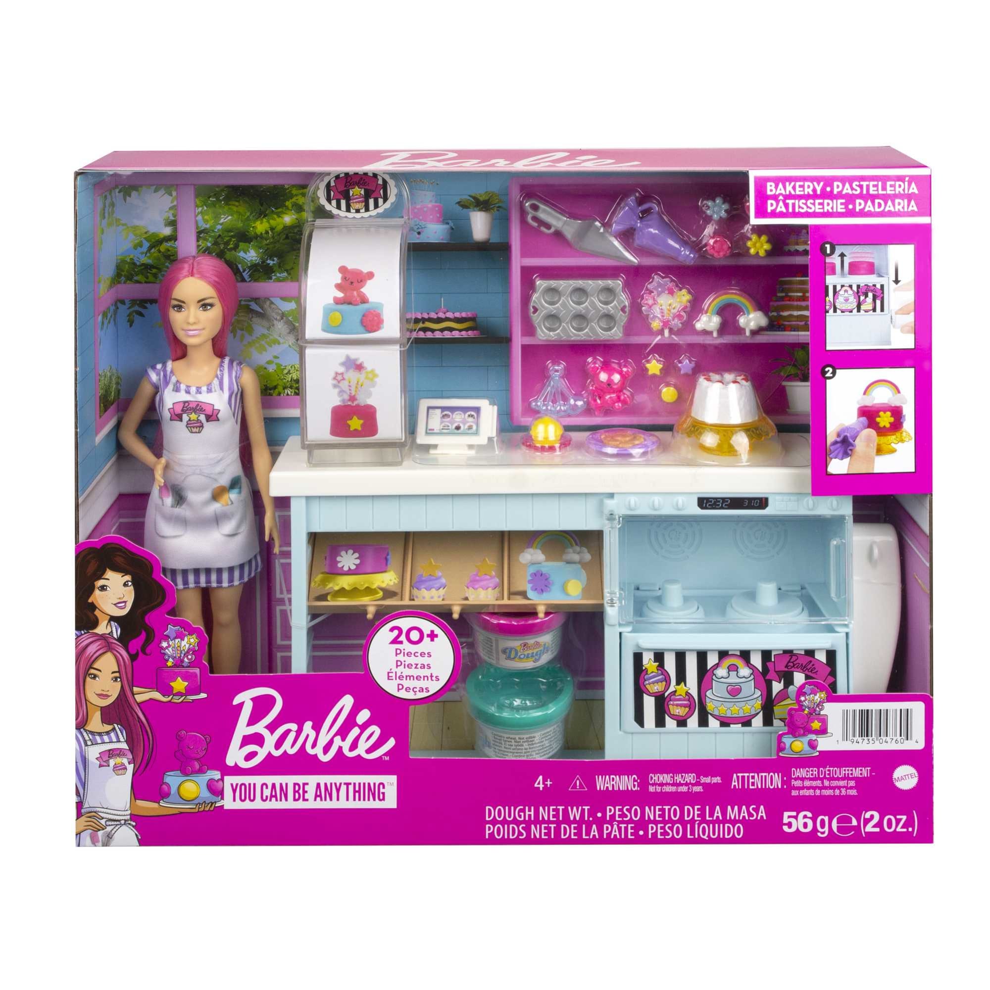 Barbie Profissões Conjunto de Brinquedo Confeitaria para Decorar