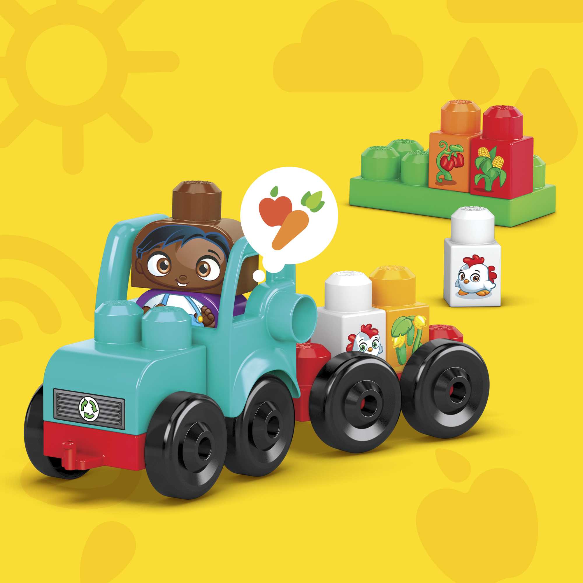 Mega Bloks Ville Verte Ferme Culture et Protection