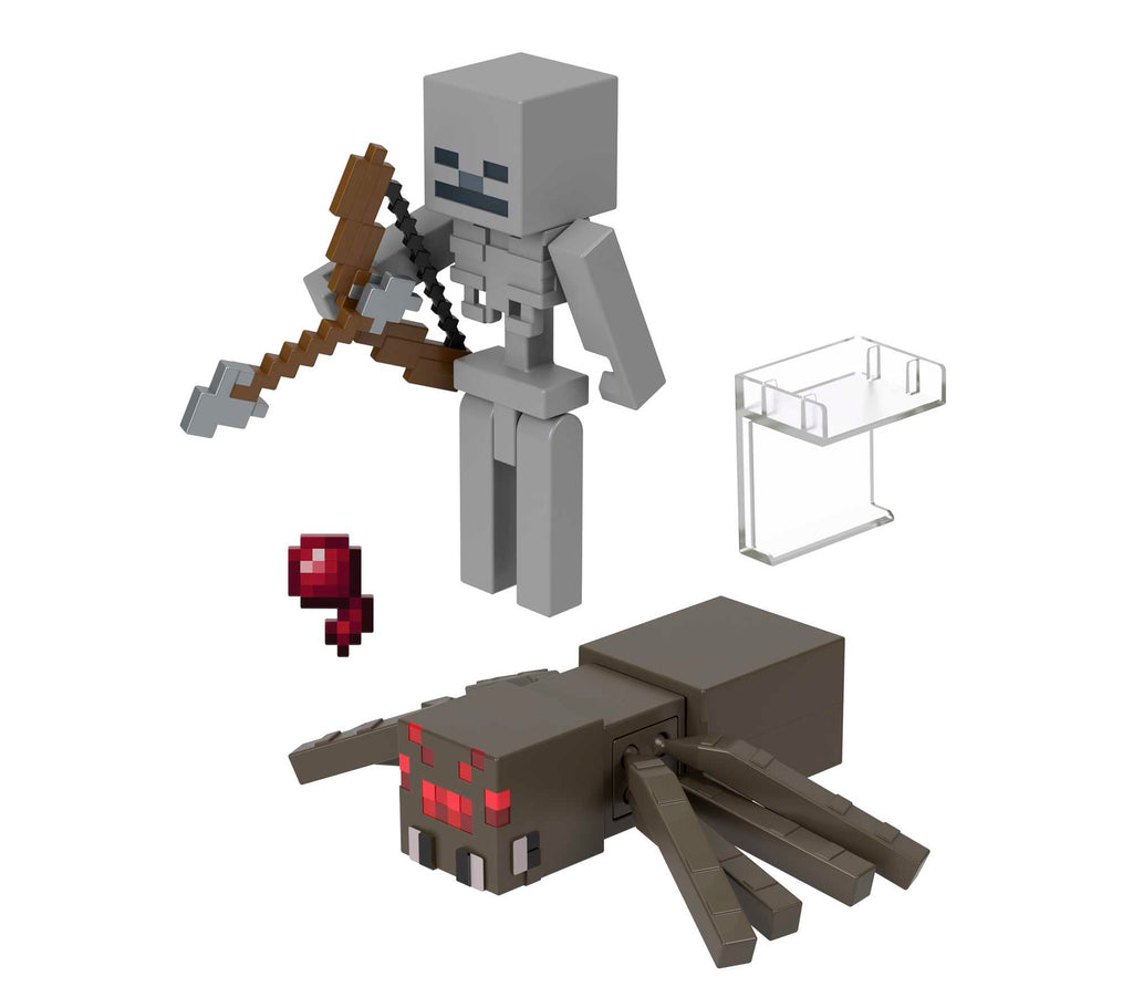 Minecraft Toys, 2-Pack Of Action Figures, Gifts For Kids