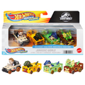 Hot Wheels RacerVerse Veículo de Brinquedo Quatro Carros de Corrida Jurassic World