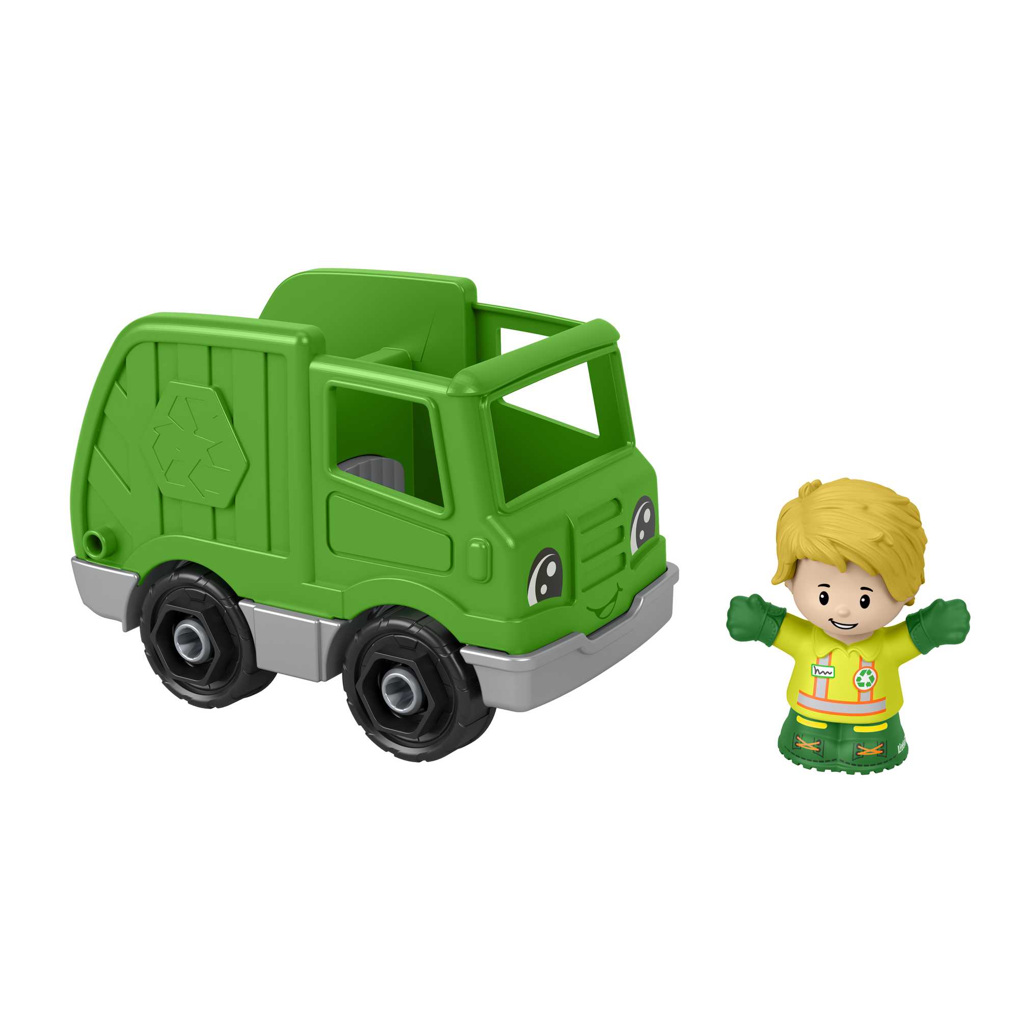 Fisher-Price  Little People  Camion de Recyclage et Figurine